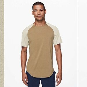 Lululemon Always Agile Short Sleeve Frontier / Fawn Brown XL